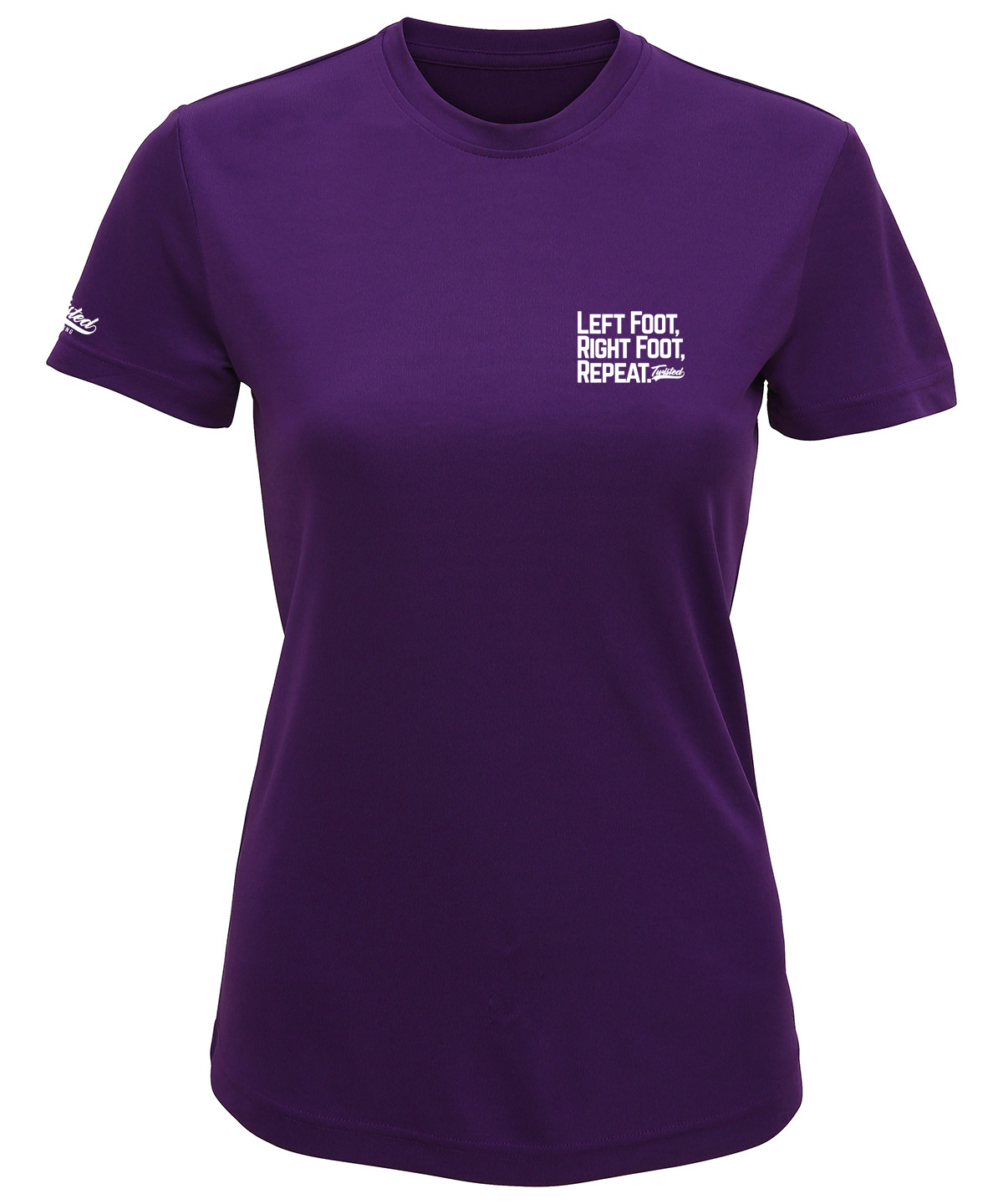 Twisted Slogan Technical T-Shirt (Womens)