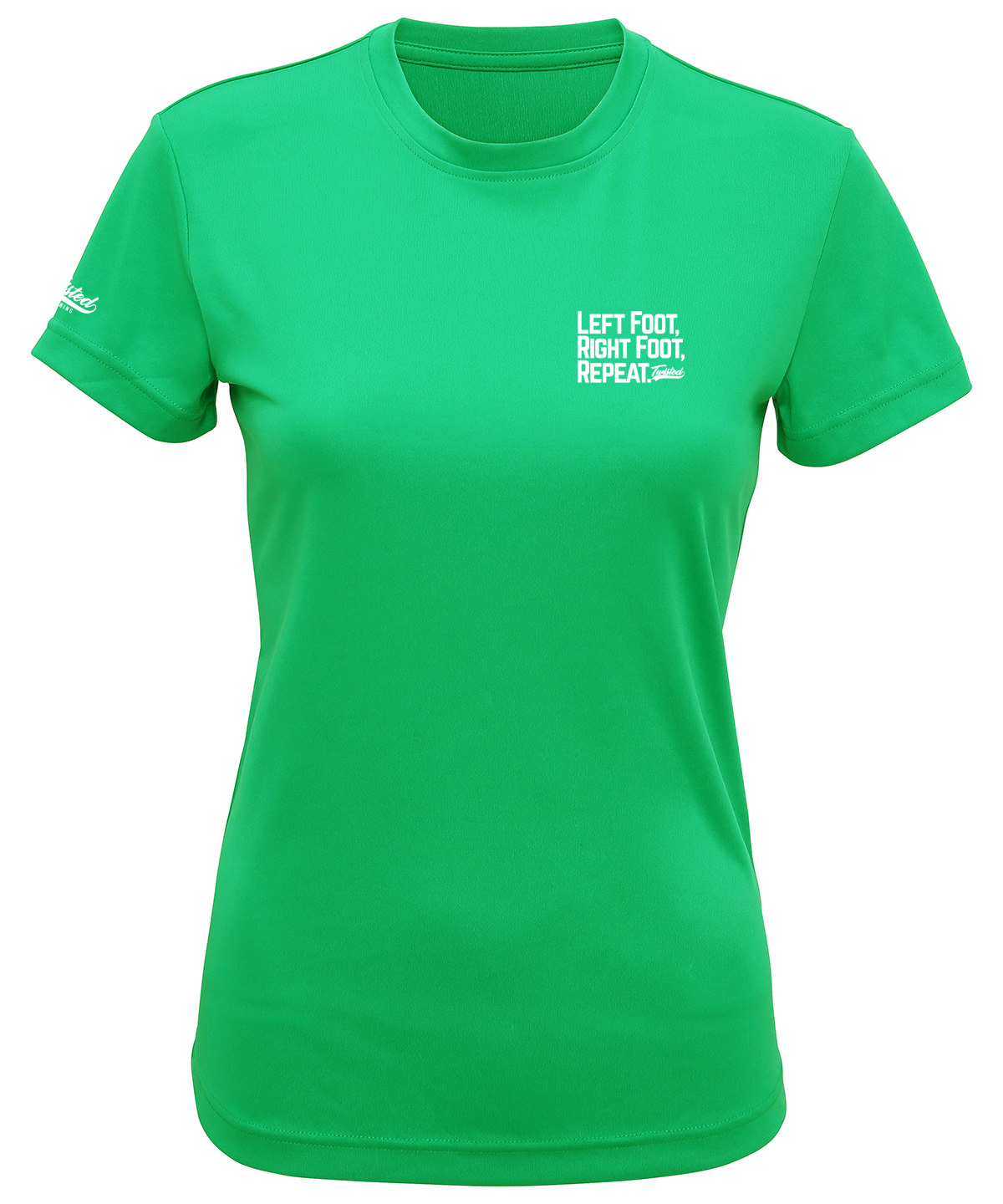 Twisted Slogan Technical T-Shirt (Womens)