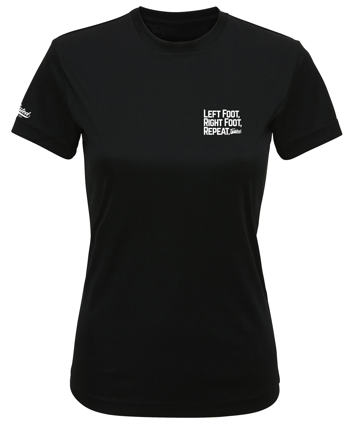 Twisted Slogan Technical T-Shirt (Womens)