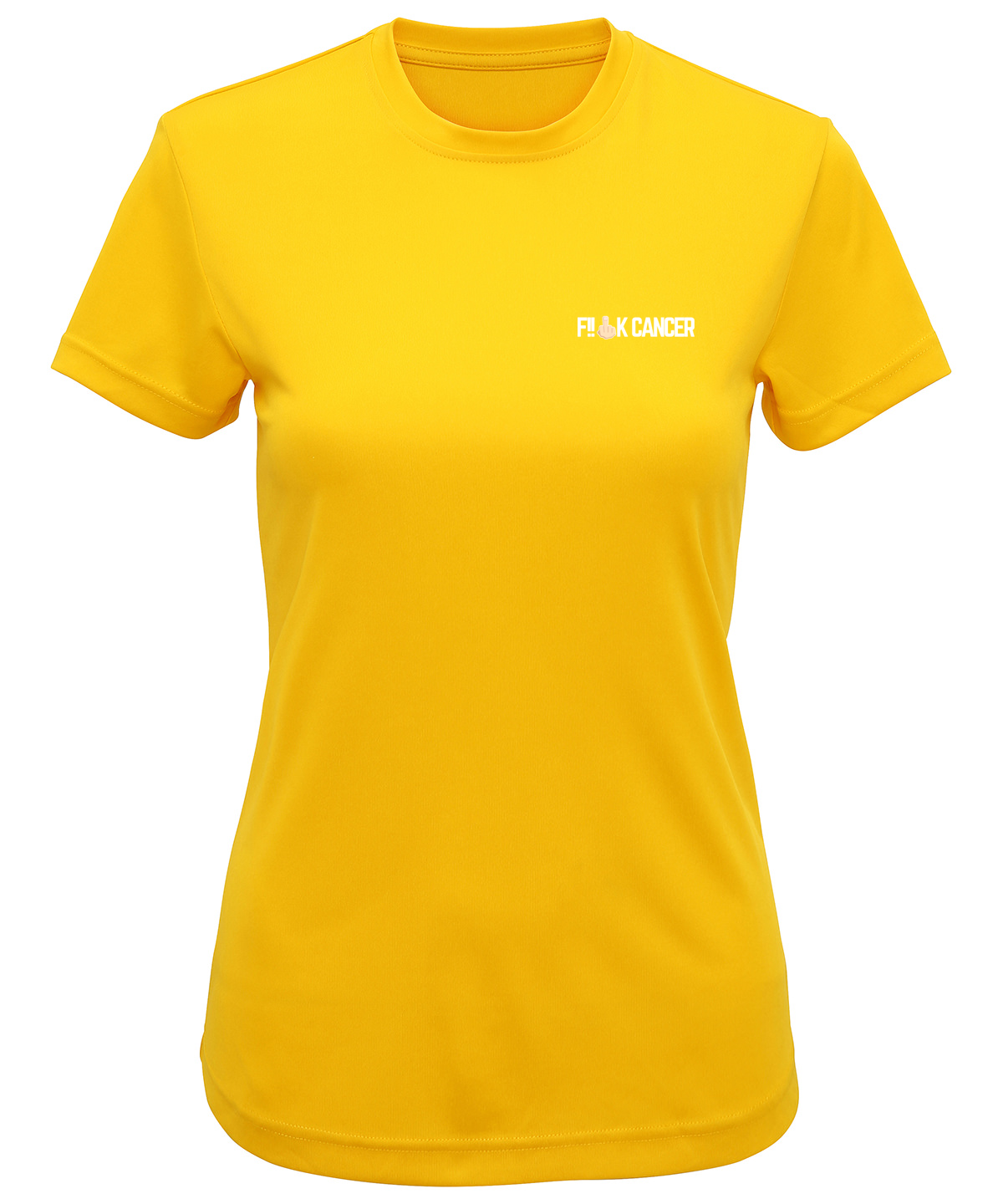 F!!CK CANCER Technical Tee (Women's)-£2 donated to Cancer Research