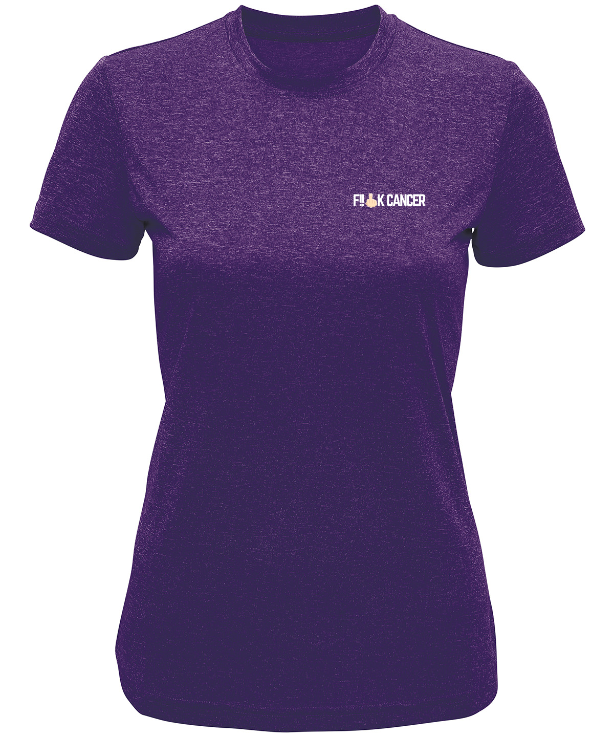 F!!CK CANCER Technical Tee (Women's)-£2 donated to Cancer Research