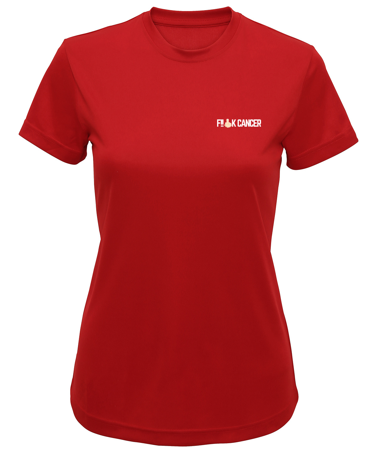 F!!CK CANCER Technical Tee (Women's)-£2 donated to Cancer Research