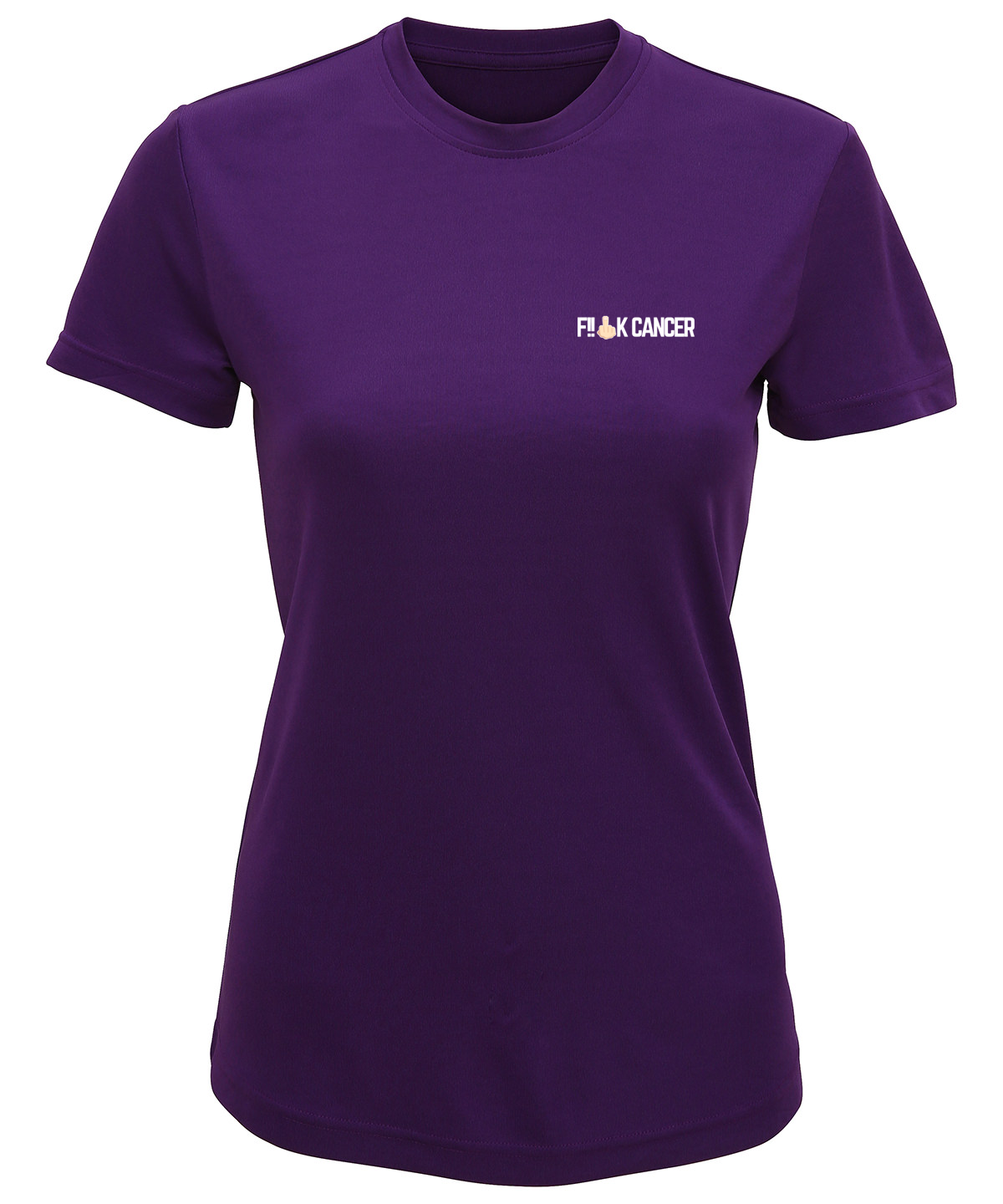 F!!CK CANCER Technical Tee (Women's)-£2 donated to Cancer Research