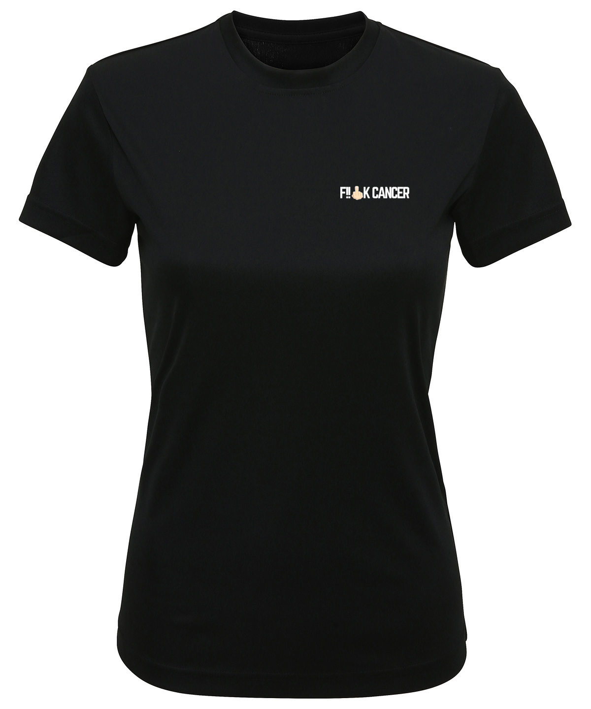 F!!CK CANCER Technical Tee (Women's)-£2 donated to Cancer Research