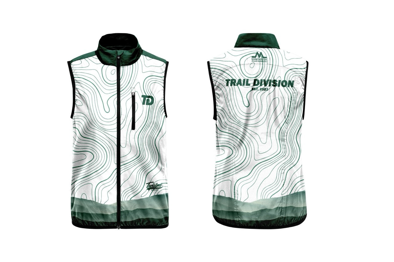 Manchester Road Runners - Trail Division Gilet - White/Green