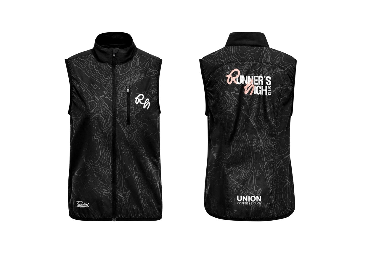 Runners High Club Gilet - Black/Pink