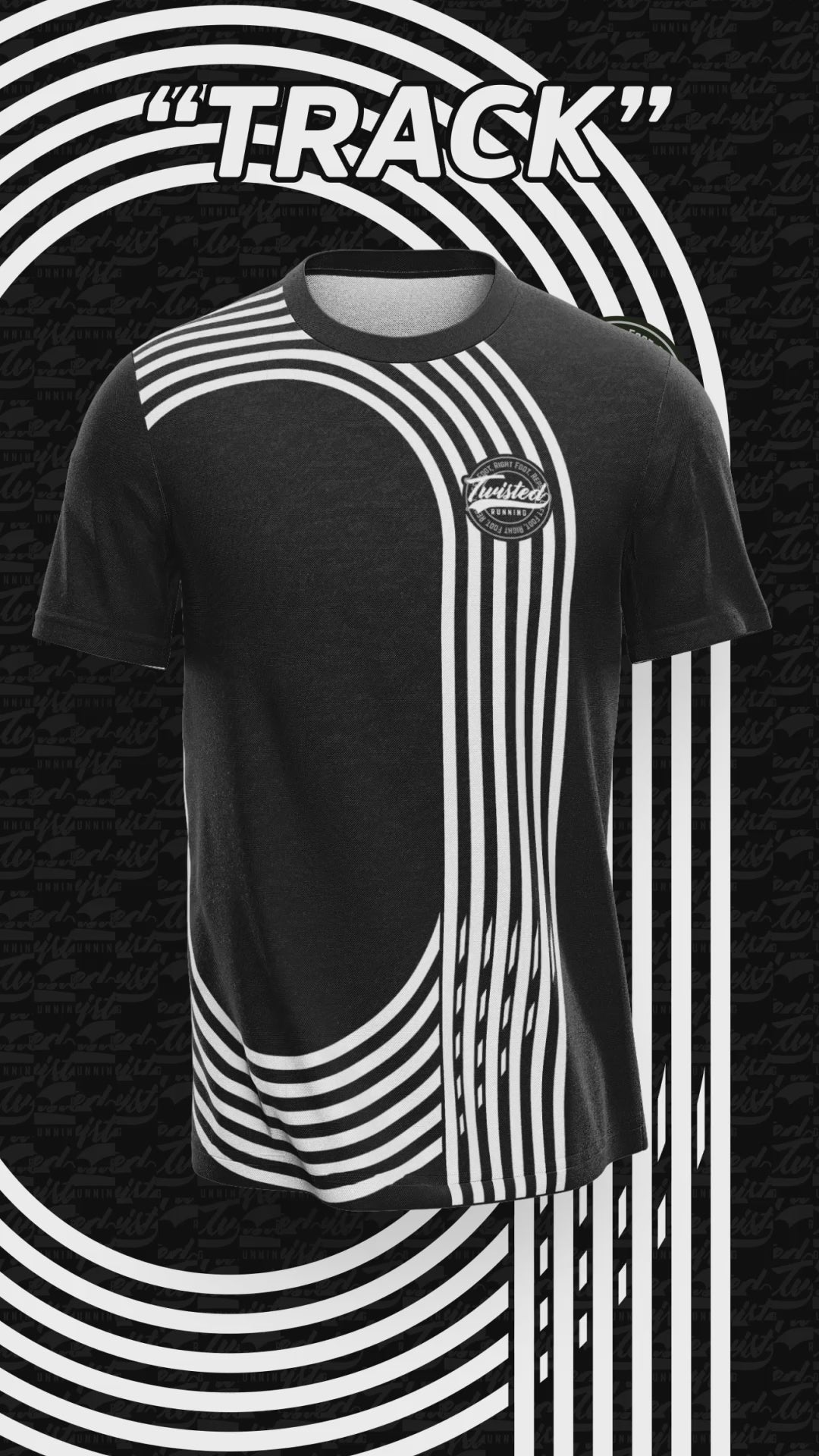 "Track" Technical Tee - Black
