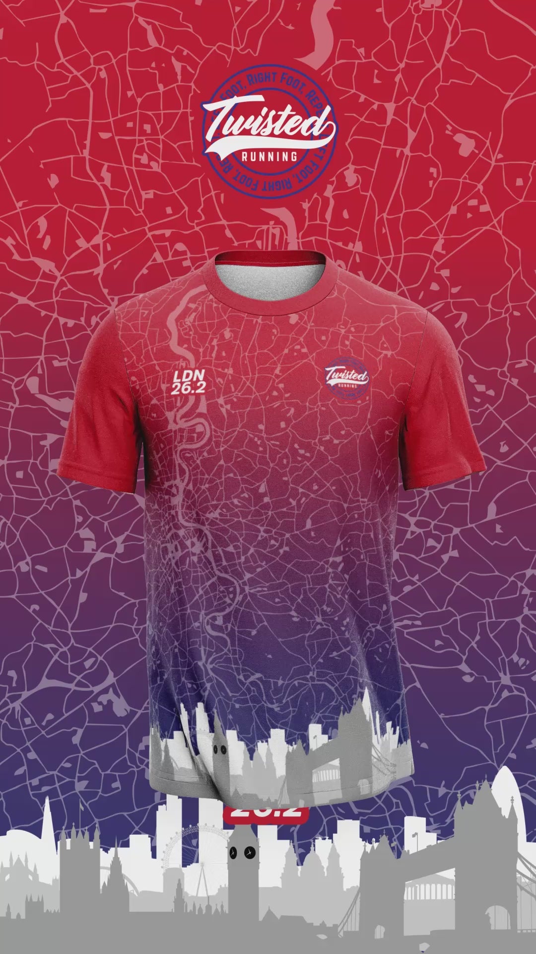 π Twisted Running London 26.2 Race/Finisher Tee - A Worthy Tribute π (Pre-Order)