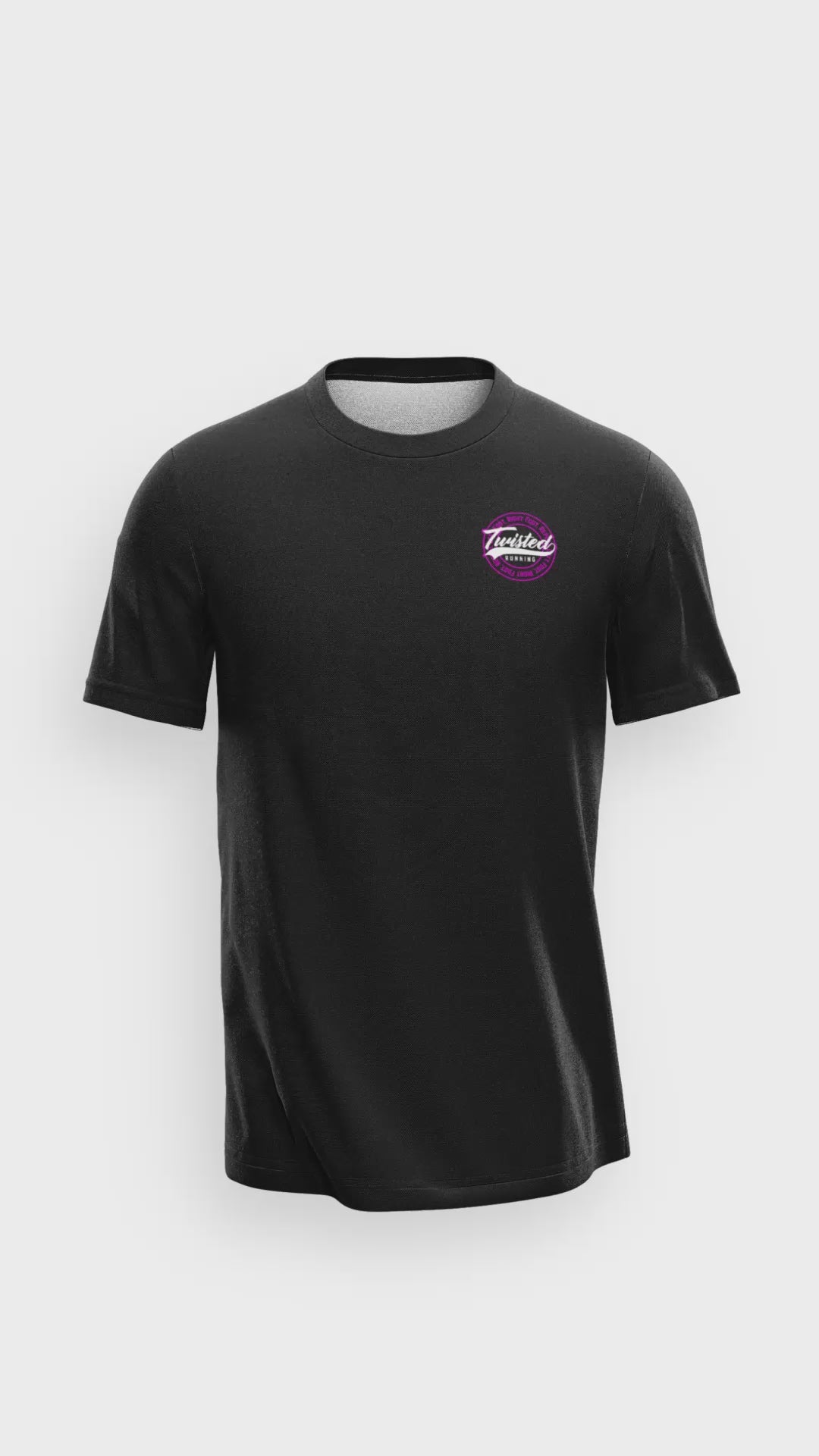 Own Your Pace - Black Technical Tee