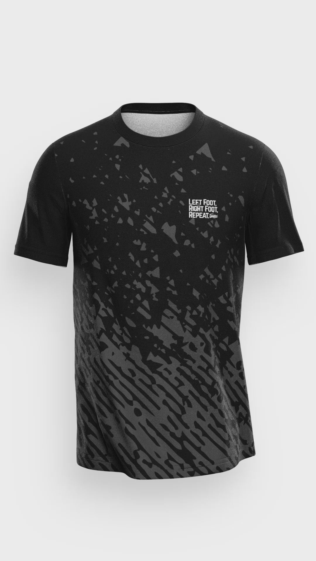 Trails Performance T-Shirt -Black/Grey