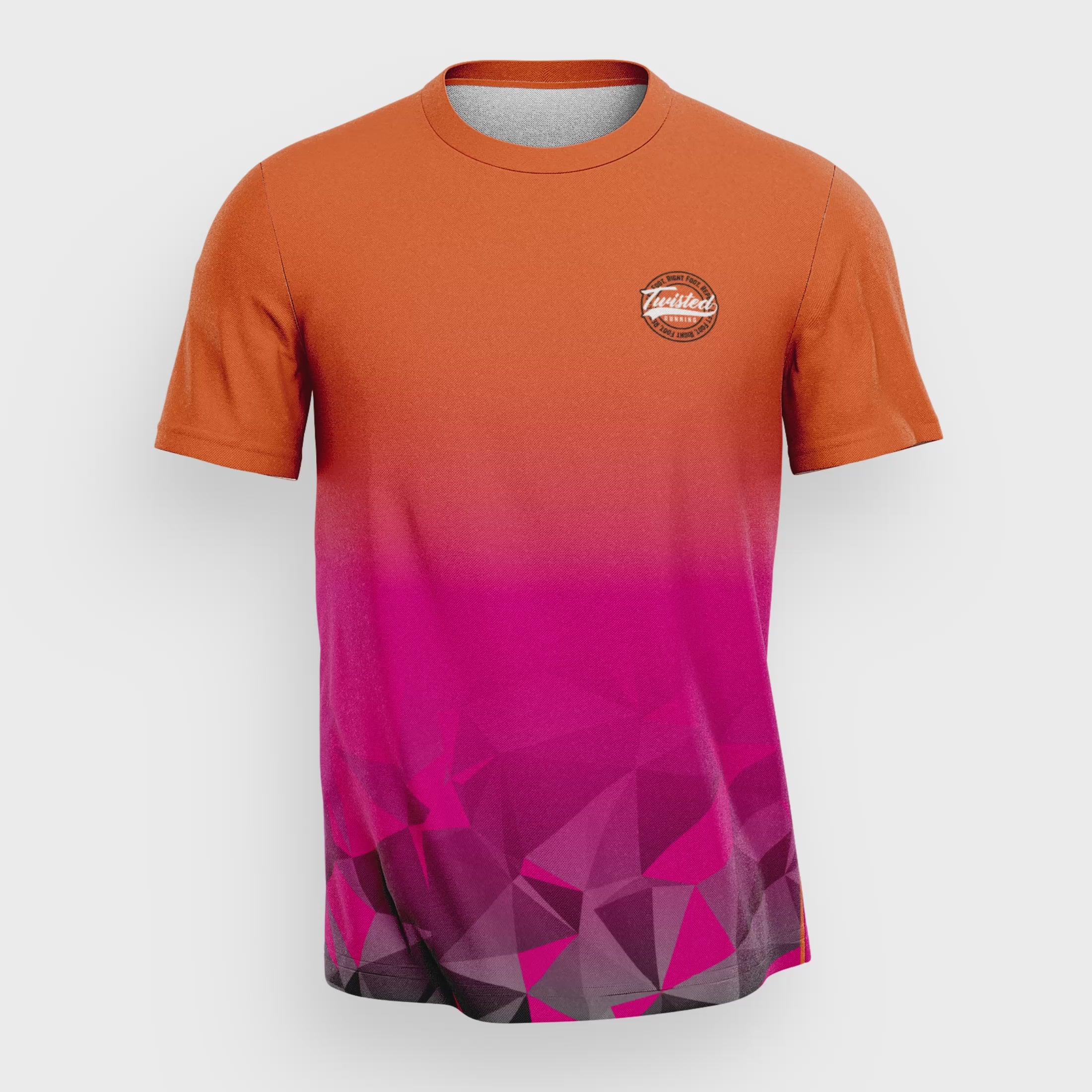 Orange/Pink Race Tee π