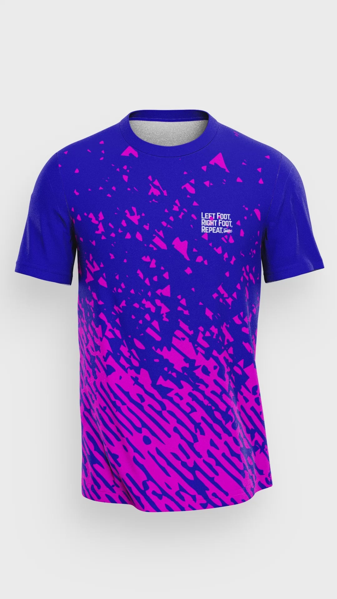 Trails Performance T-Shirt -Navy/Pink