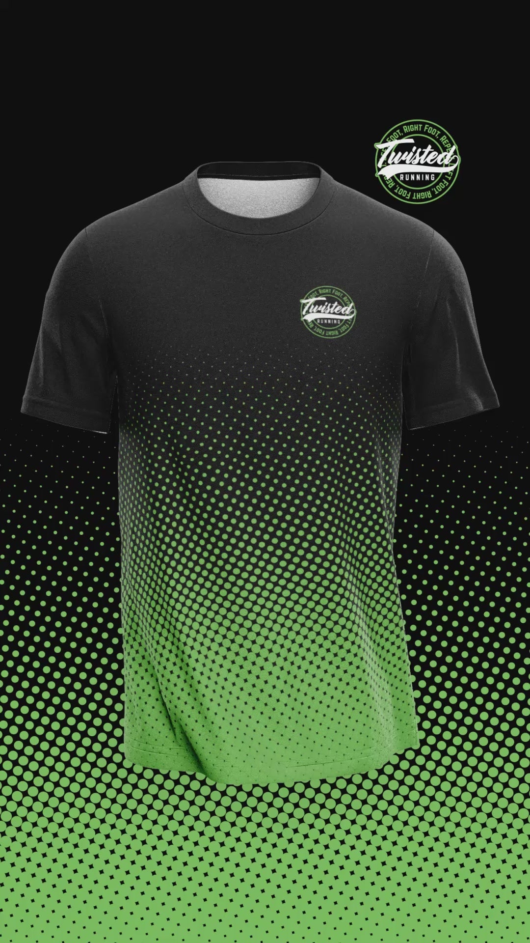 Blend Technical Tee - Black/Green
