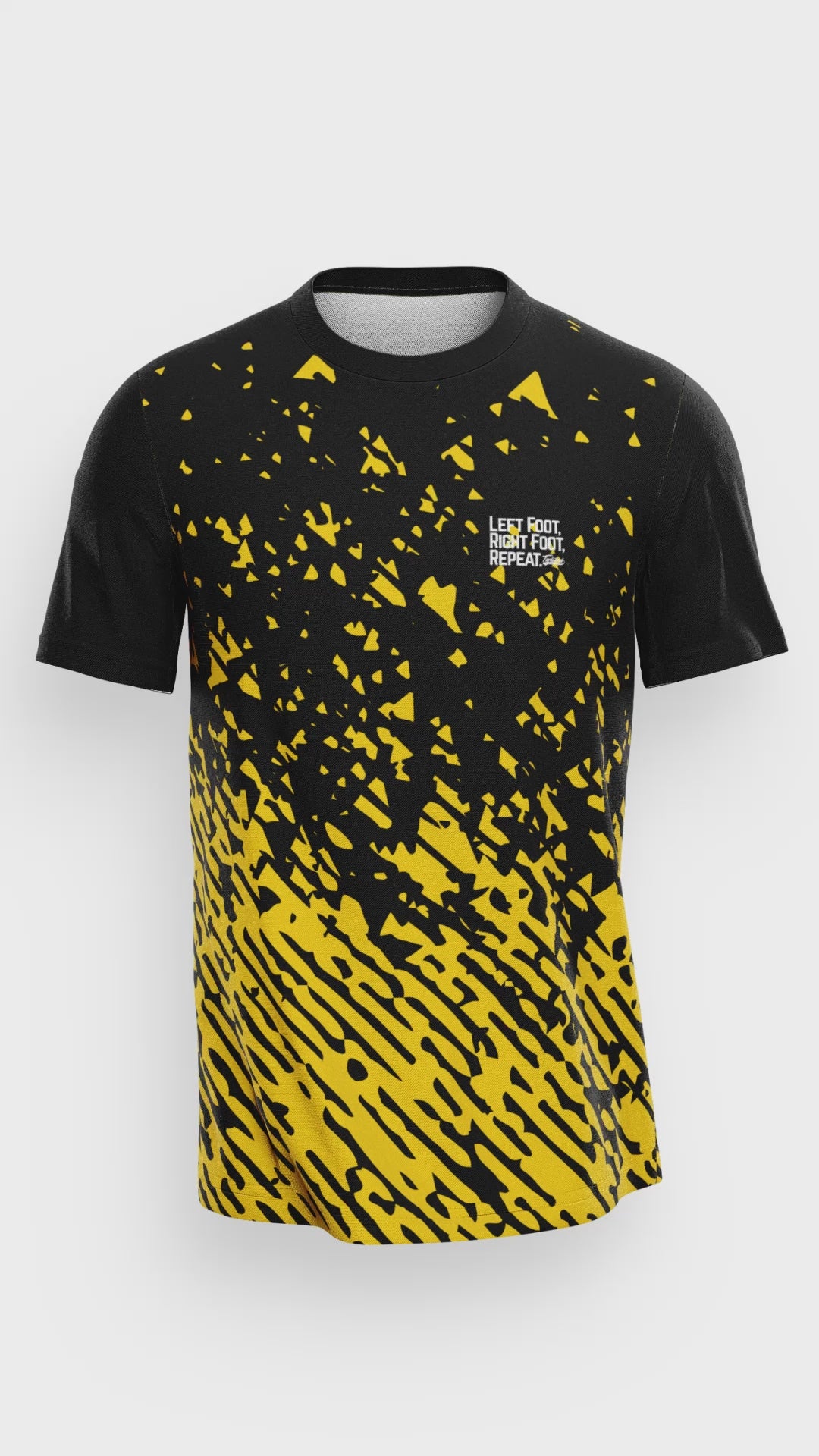 Trails Performance T-Shirt -Black/Yellow