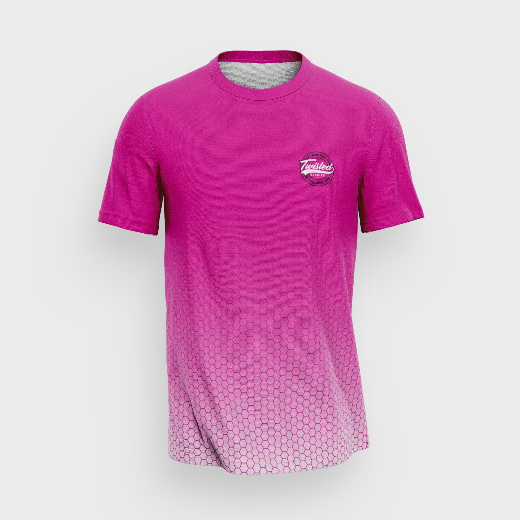 Hex Tee - Hot Pink