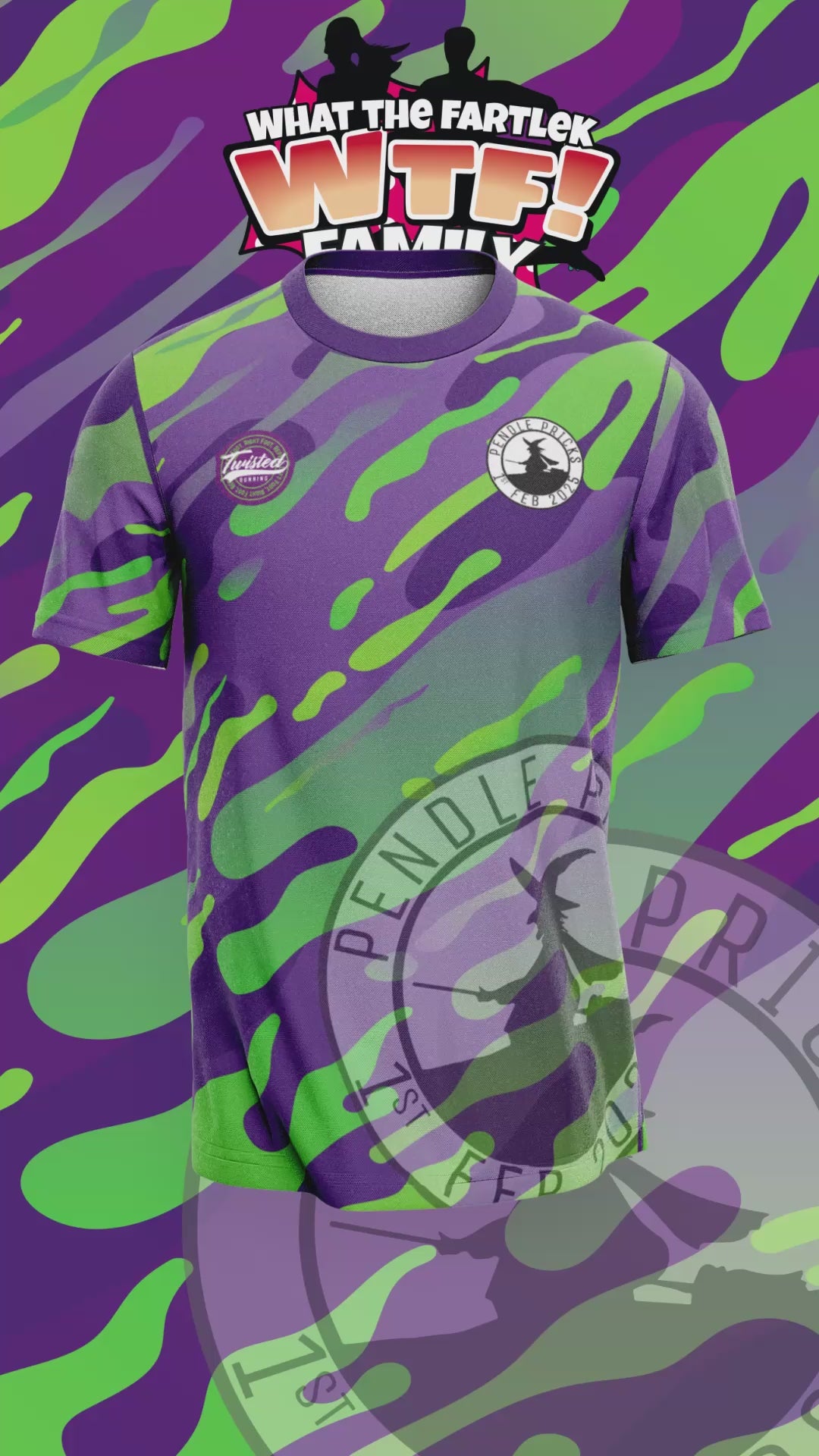 WTF Pendle Pricks Technical T-Shirt - Pre Order