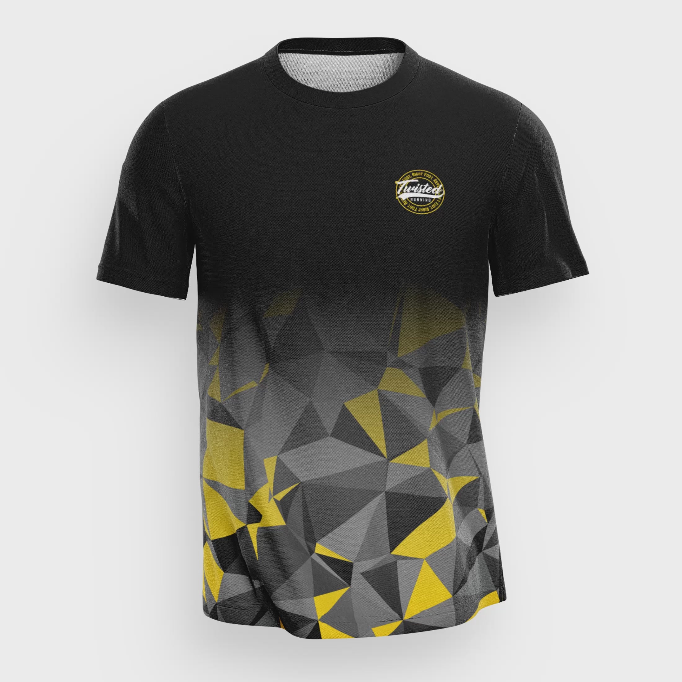 Black & Yellow Race Tee