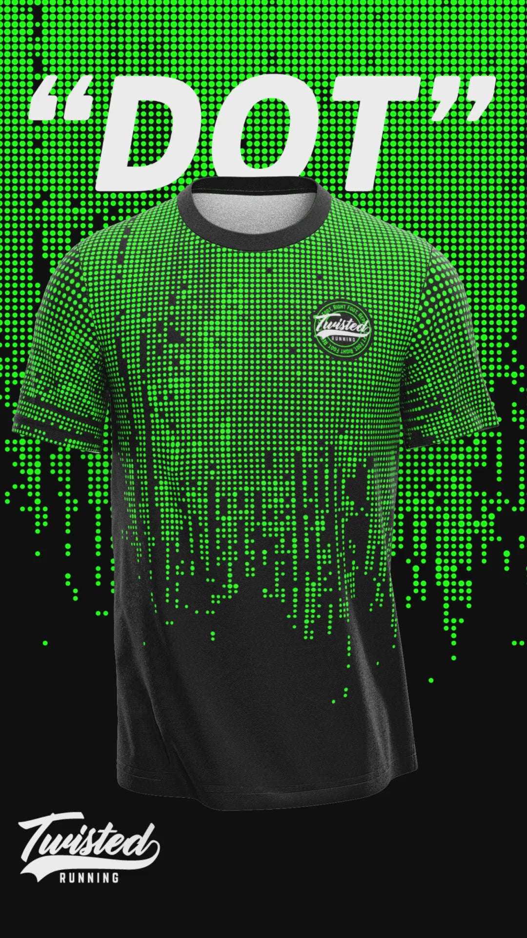 "Dot" Technical Running Tee (Matrix)