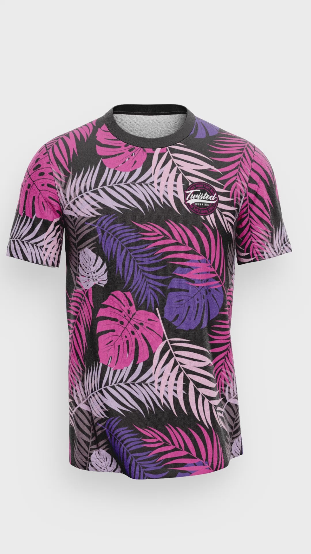 "Bloom" - Twisted Running T-Shirt (unisex & Female Fits)