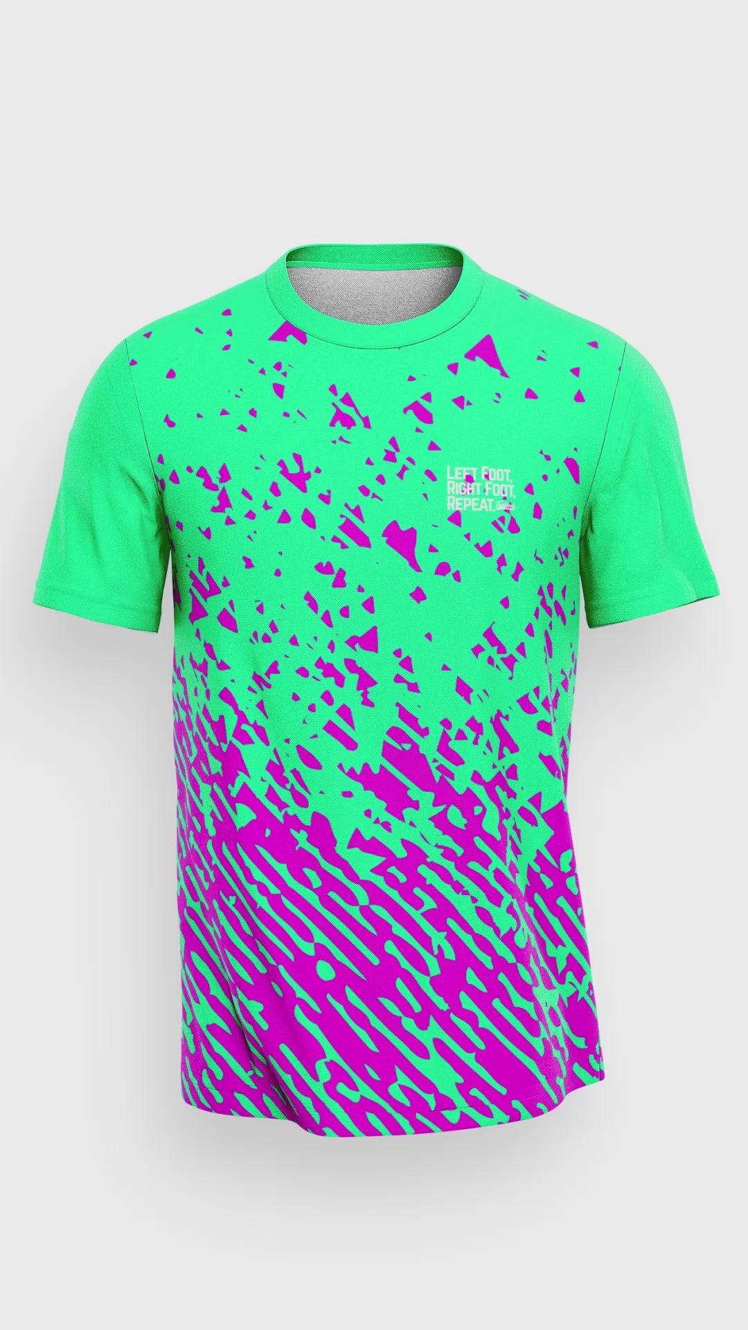 Trails Performance T-Shirt -Mint/Pink