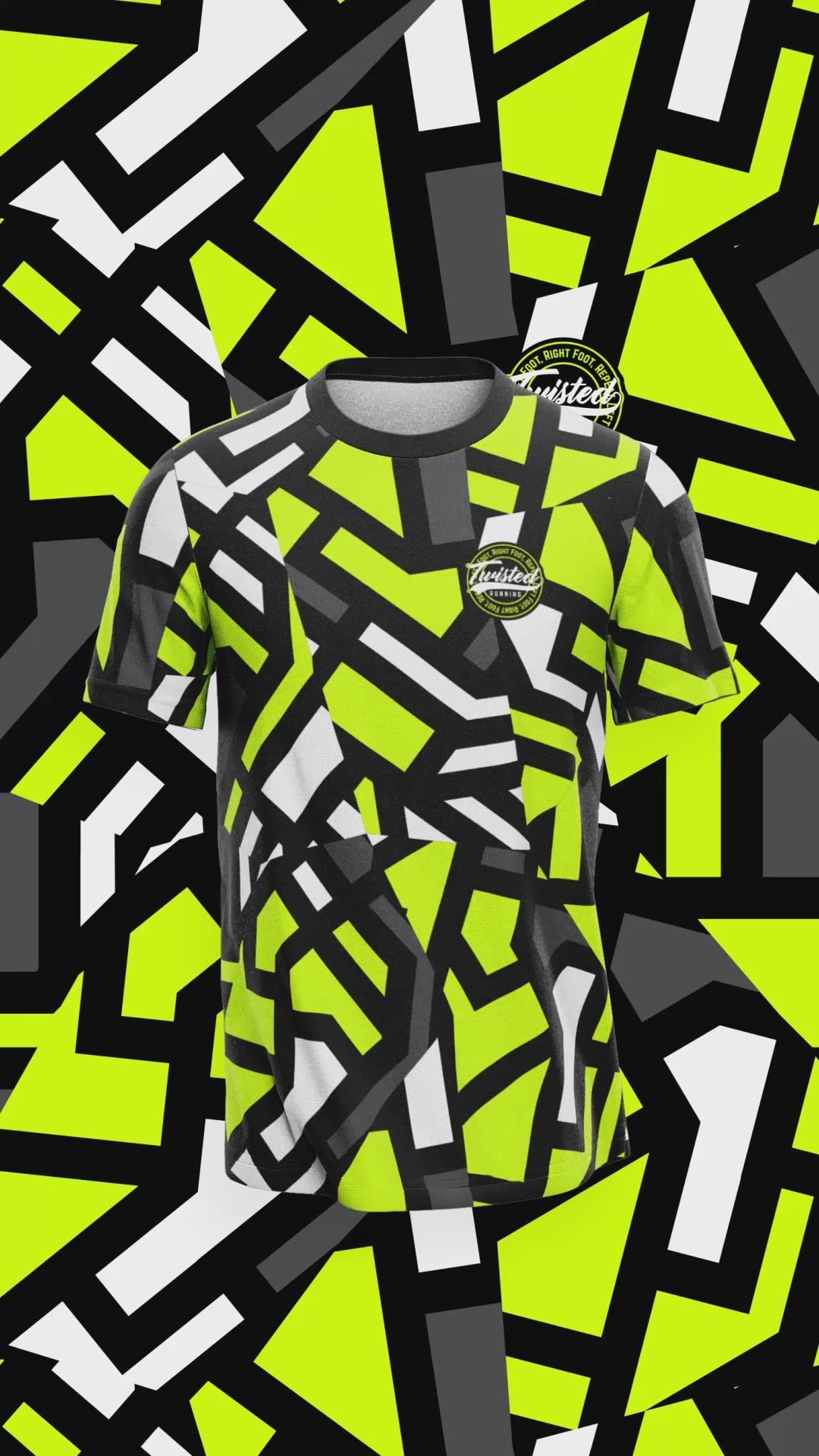 "Shatter" Technical Race Tee – Lucid