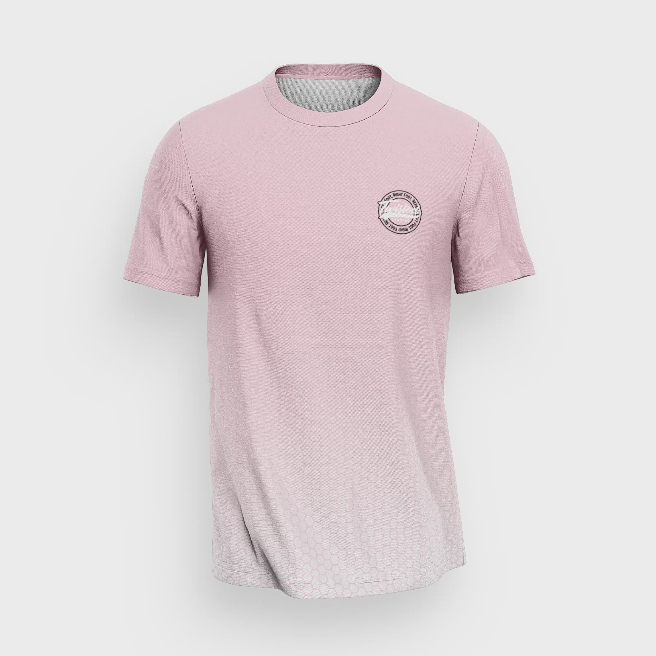 Hex Tee - Pastel Pink