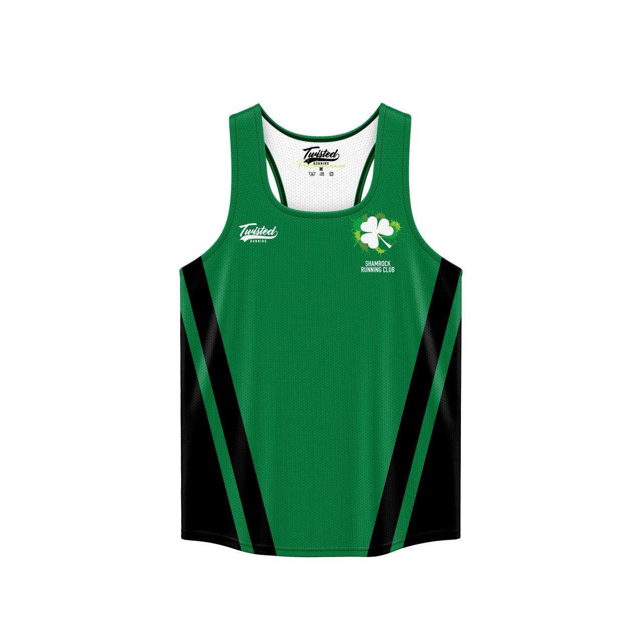 Shamrock Running Club Vest - Green/Black