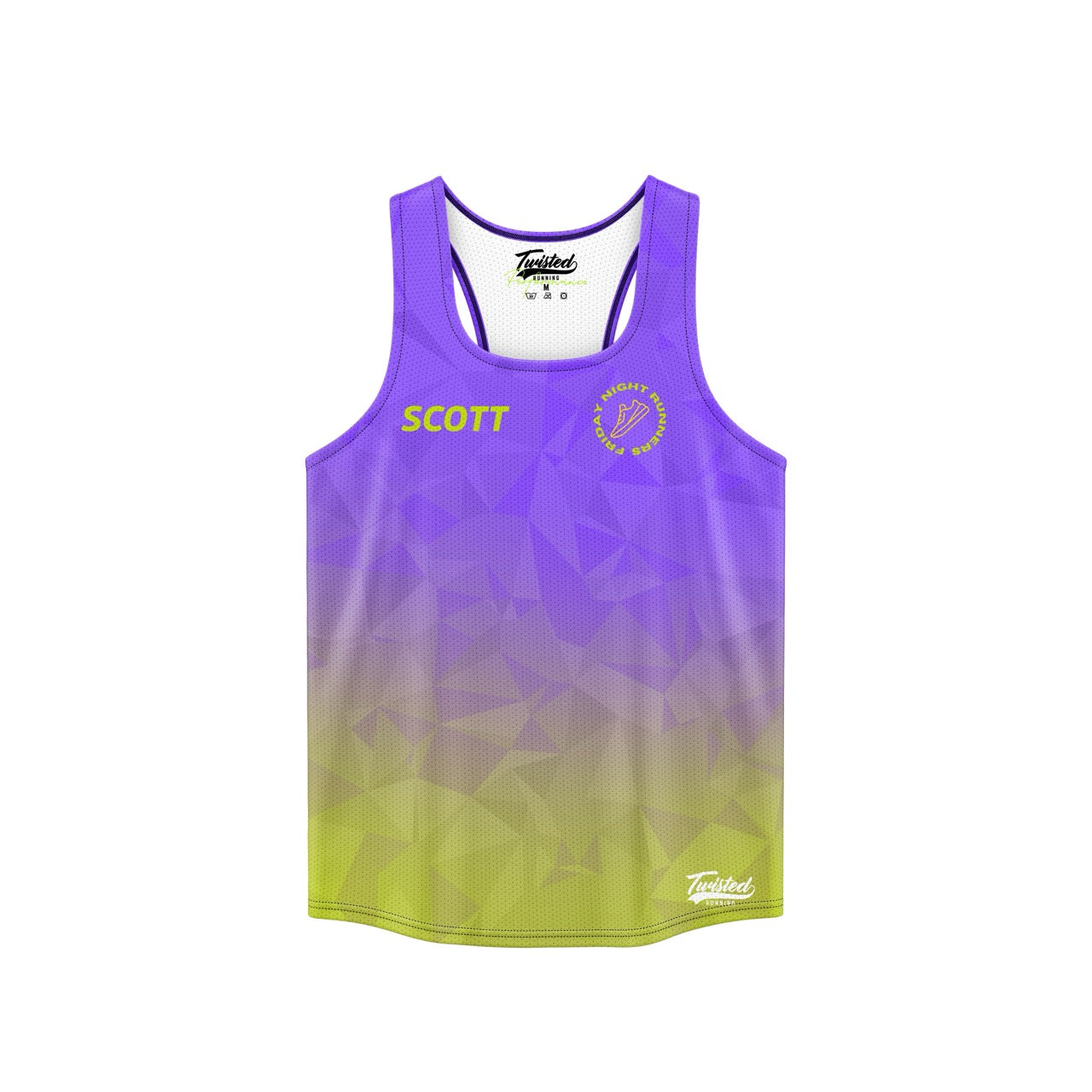 Friday Night Runners Vest - Purple/Green