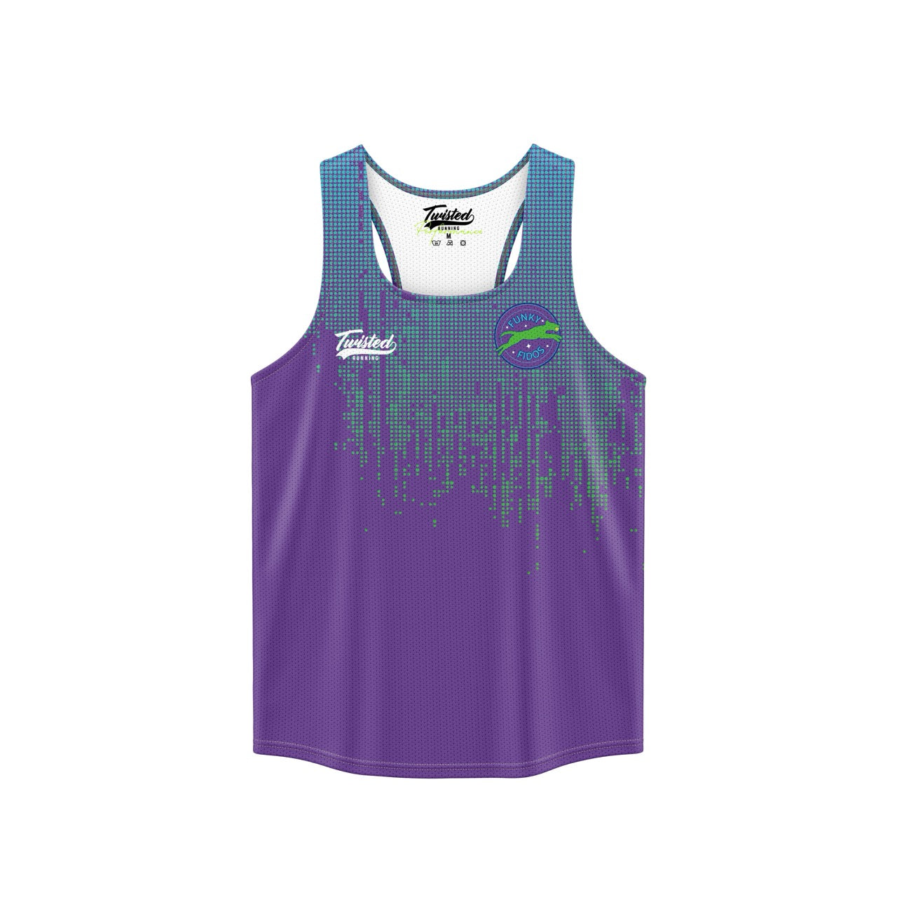 Funky Fidos Vest - Purple/Green