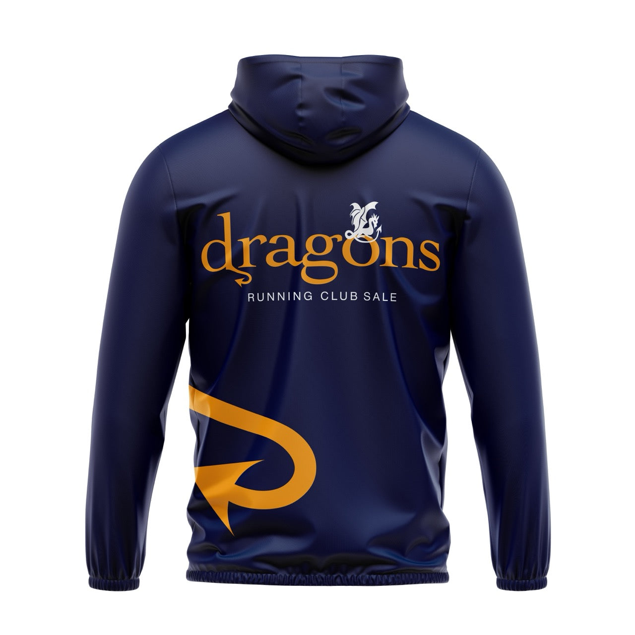 Dragons Running Club Sale Windbreaker - Navy/Amber