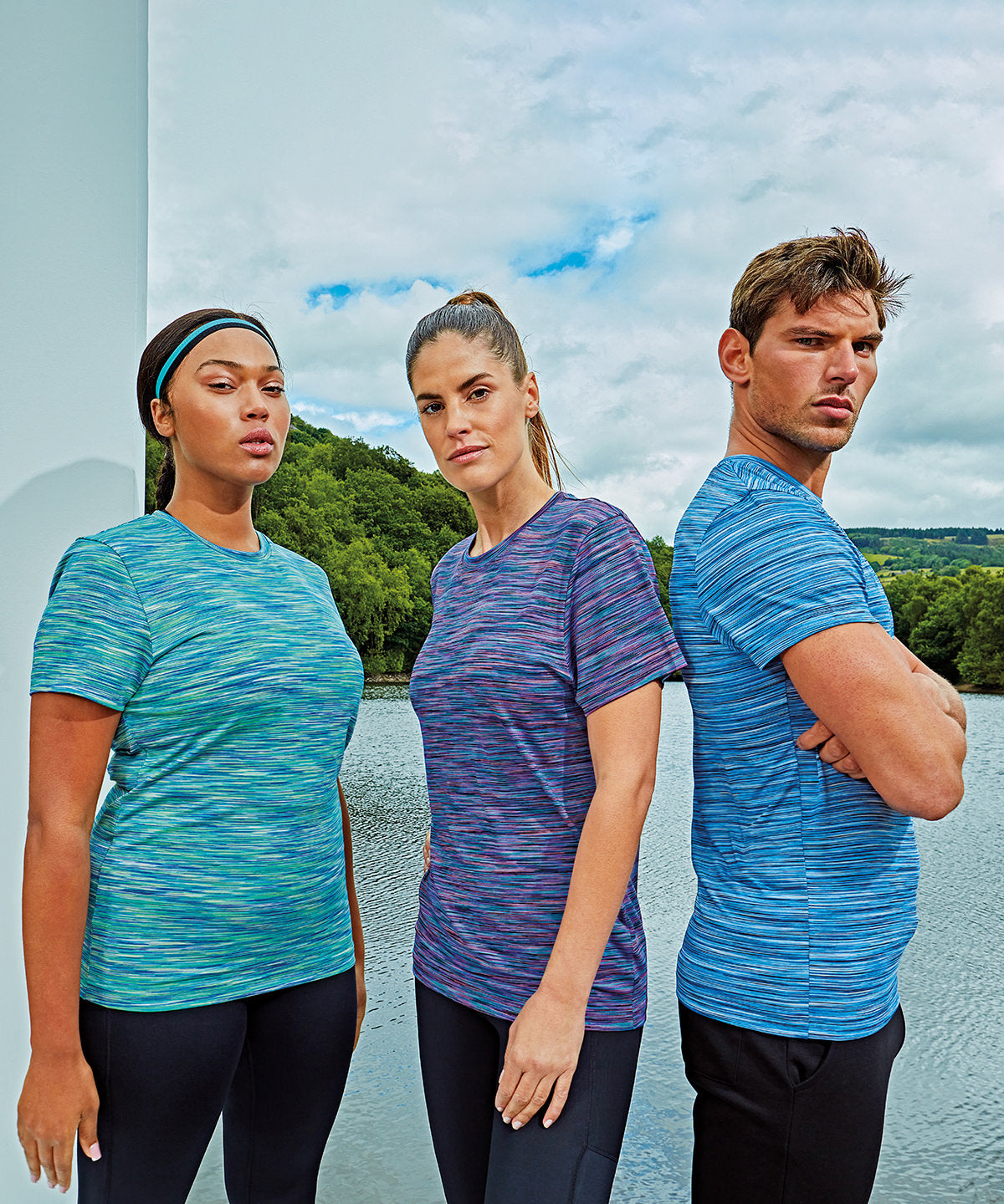 Unisex Space Dye Performance T-Shirt
