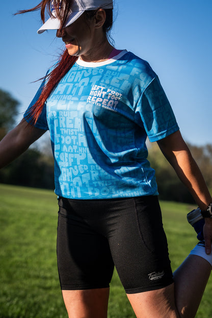 Slogan Tee - Blue