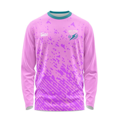 Belper Running Club Long Sleeve Tee - Pink/Purple