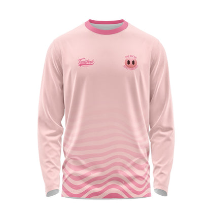 Bacon Butty Brigade Long Sleeve Tee - Pink