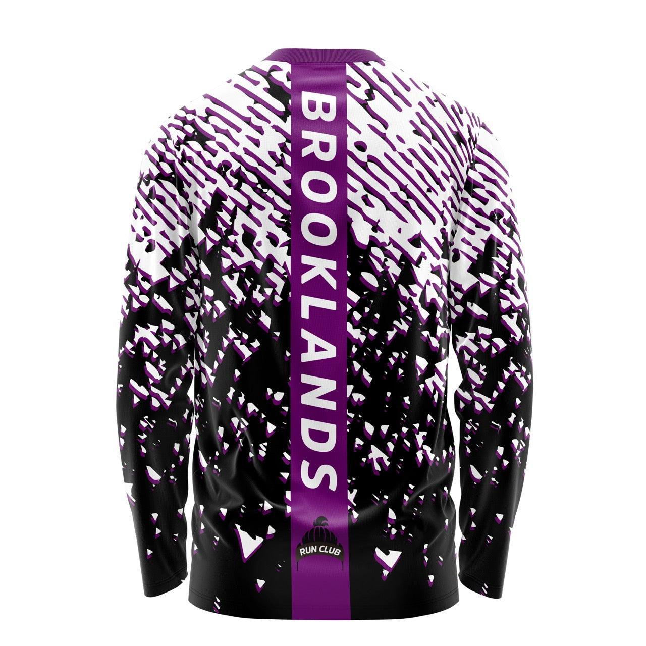 Brooklands Run Club Long Sleeve Tee - Black/White/Purple