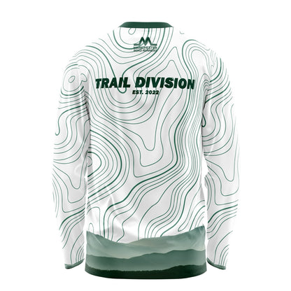 Manchester Road Runners - Trail Division Long Sleeve Tee - White/Green