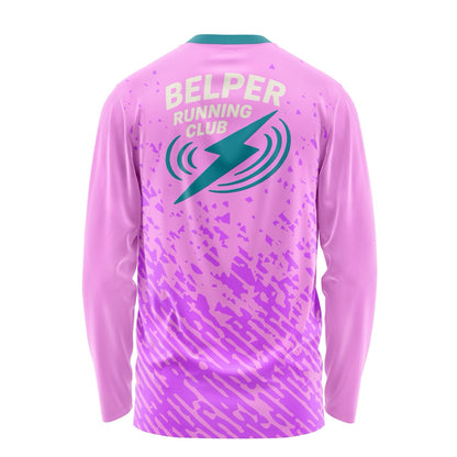 Belper Running Club Long Sleeve Tee - Pink/Purple