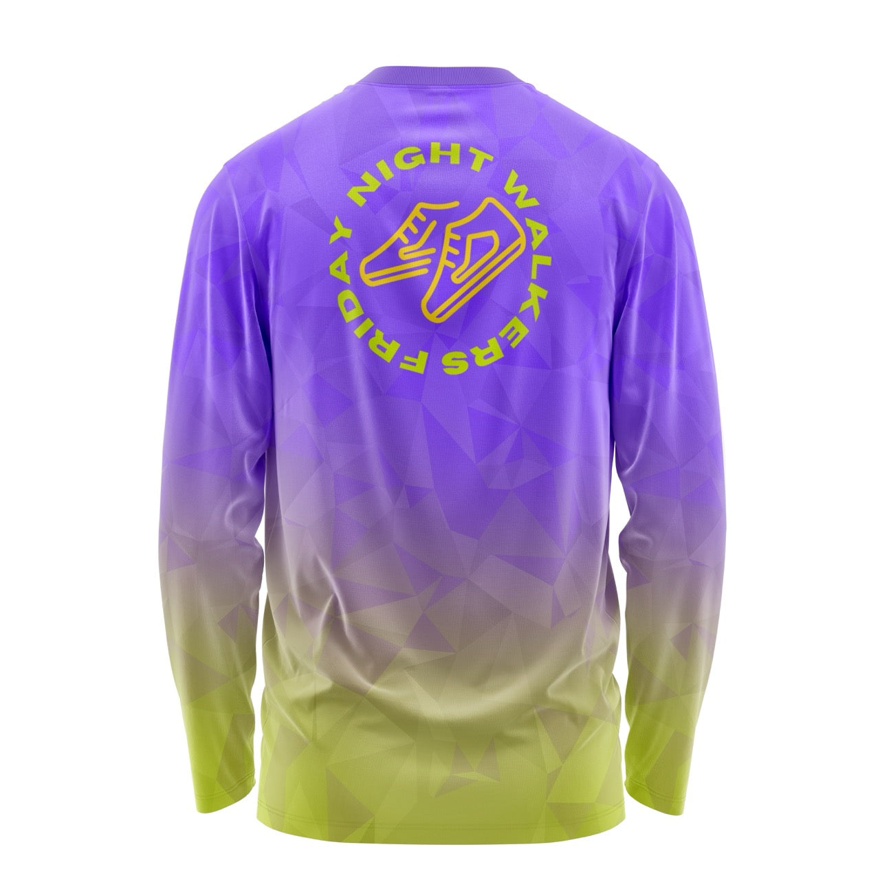 Friday Night Walkers Long Sleeve Tee - Green/Purple