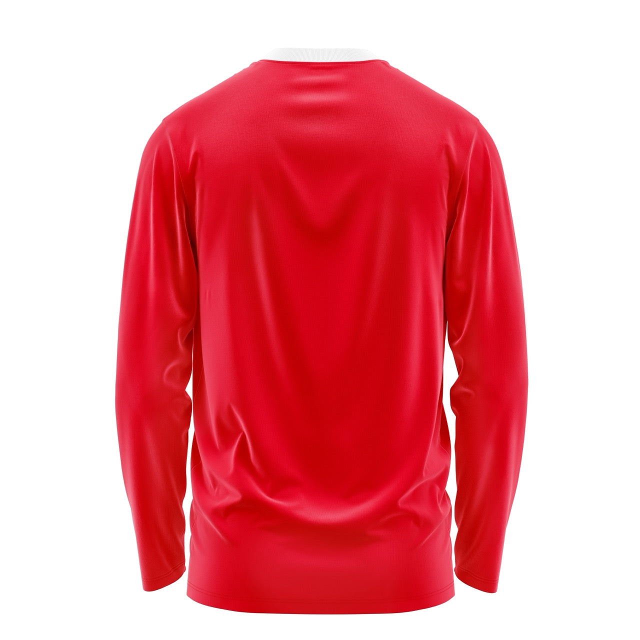 Oldham & Royton Long Sleeve Tee - Red/White