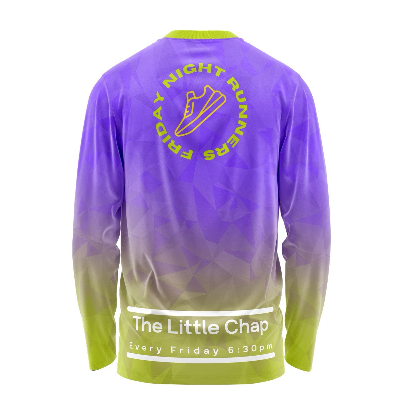 Friday Night Runners Long Sleeve Tee - Purple/Green