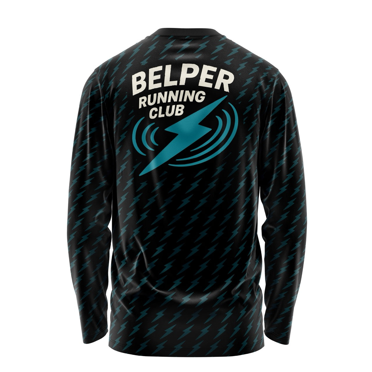 Belper Running Club Long Sleeve Tee - Black/Teal