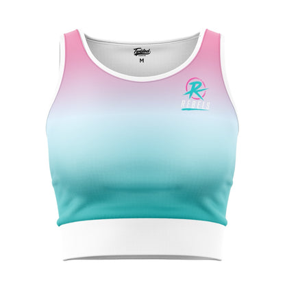 Rebels Bra/Crop Top - Pink/Blue