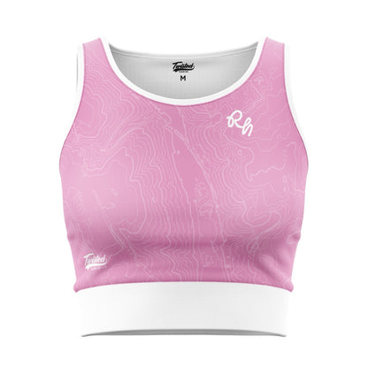 Runners High Club Bra/Crop Top - Pink