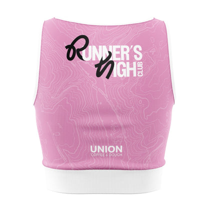 Runners High Club Bra/Crop Top - Pink