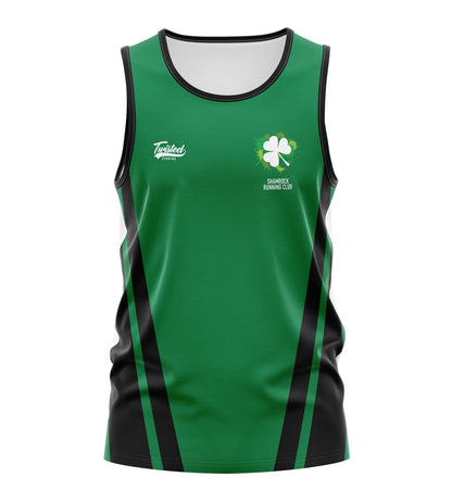 Shamrock Running Club Tank - Green/Black