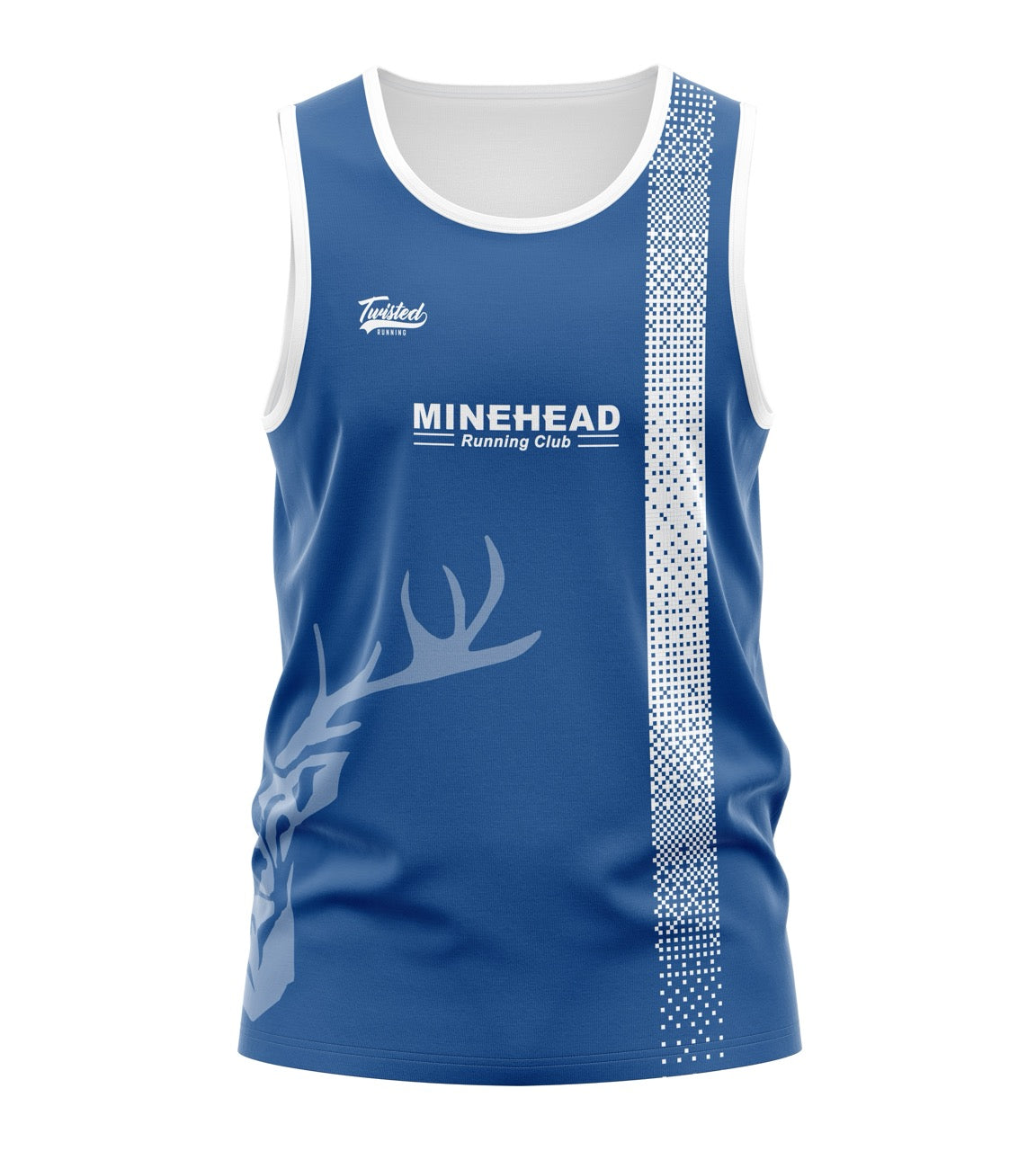 Minehead Running Club Tank - Blue/White