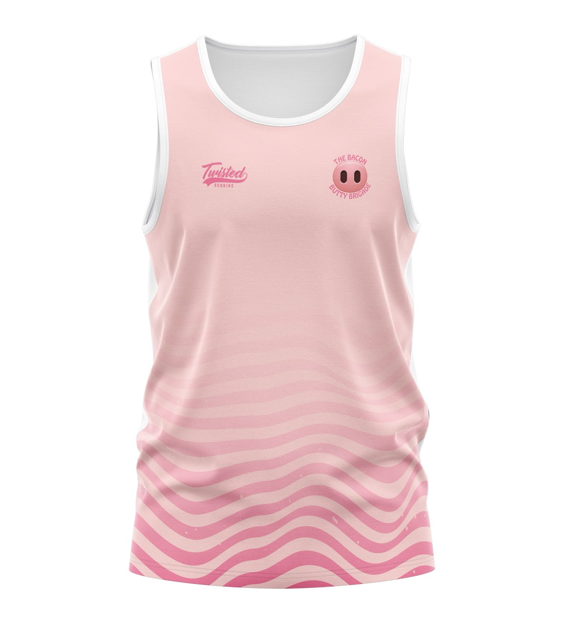 Bacon Butty Brigade Tank - Pink