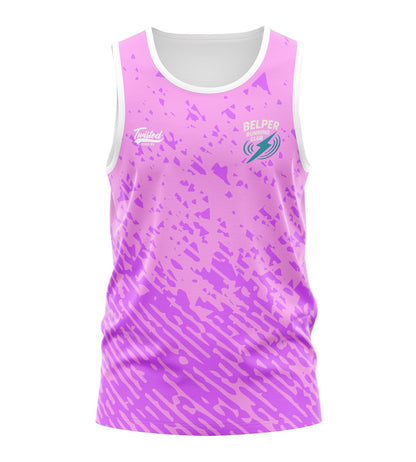 Belper Running Club Tank - Pink/Purple