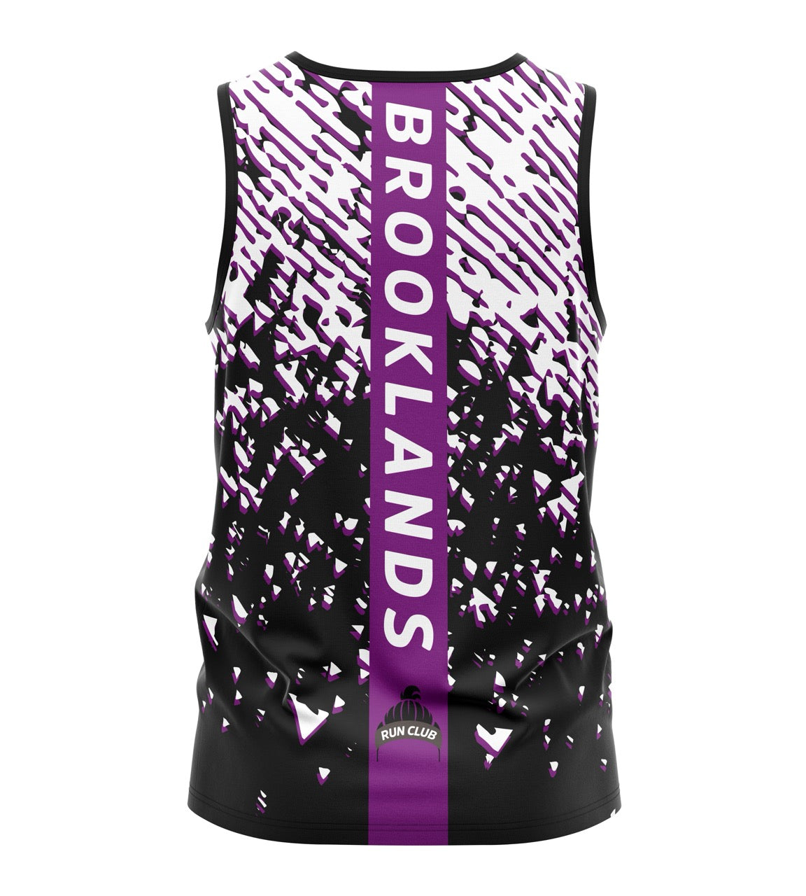 Brooklands Run Club Tank - Black/White/Purple