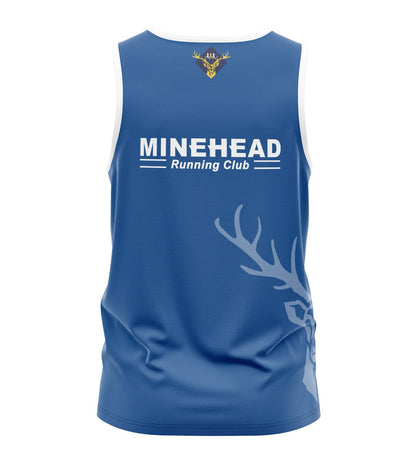Minehead Running Club Tank - Blue/White